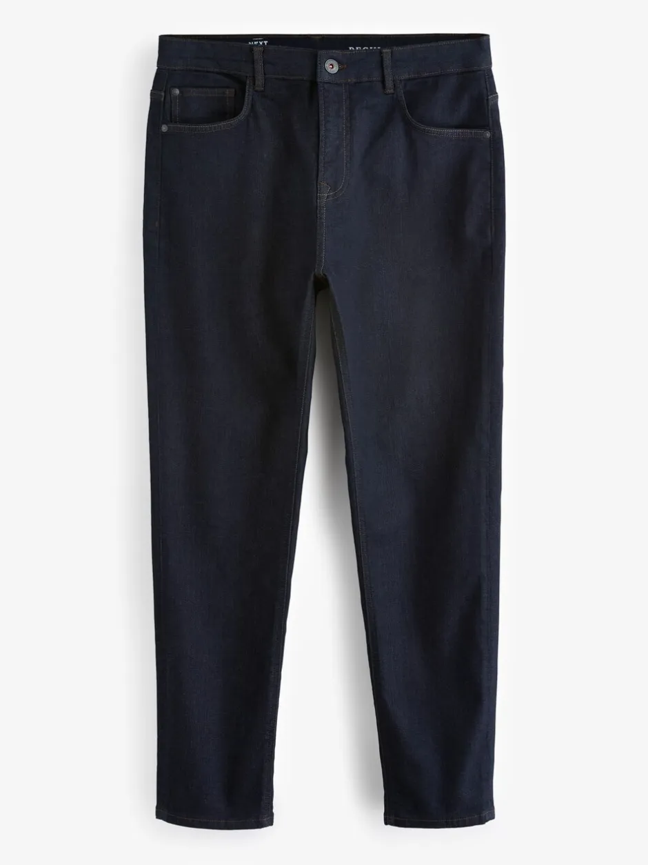 Jeans*Next Indigo blauwe wassing - Klassieke stretchjeans met standaard taps toelopende pasvorm