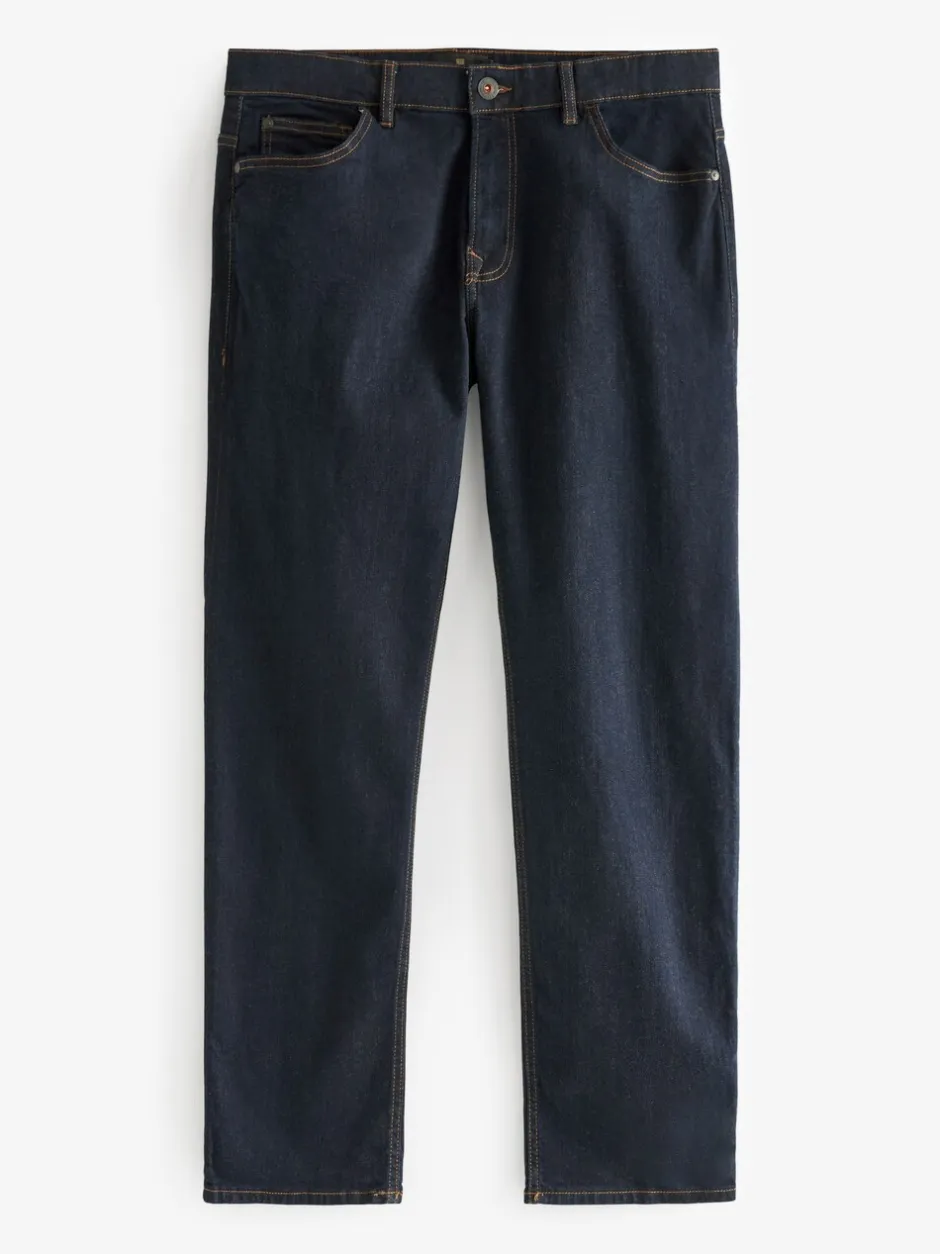Jeans*Next Indigo blauwe wassing - Rechte, klassieke jeans met stretch