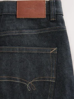 Jeans*Next - Signature Brushed Cosy Check Denim Jeans Indigo blauwe wassing