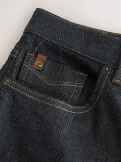 Jeans*Next - Signature Brushed Cosy Check Denim Jeans Indigo blauwe wassing