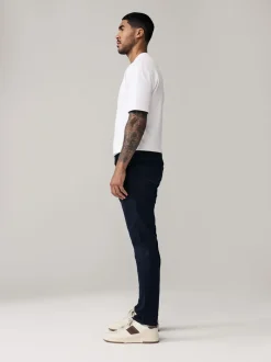 Jeans|Next Indigo blauwe wassing - Slim Fit - Comfortabele stretchjeans