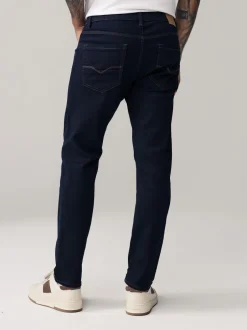 Jeans|Next Indigo blauwe wassing - Slim Fit - Comfortabele stretchjeans