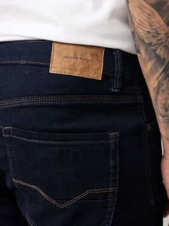 Jeans|Next Indigo blauwe wassing - Slim Fit - Comfortabele stretchjeans