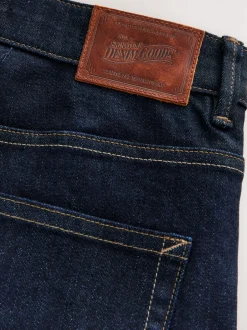 Jeans|Next - Slim Fit - Signature Selvedge Denim Jeans Indigo blauwe wassing