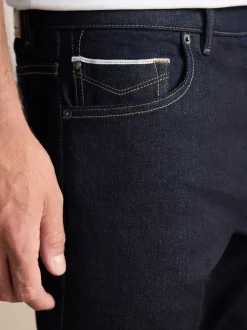 Jeans|Next - Slim Fit - Signature Selvedge Denim Jeans Indigo blauwe wassing
