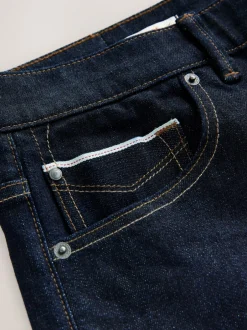 Jeans|Next - Slim Fit - Signature Selvedge Denim Jeans Indigo blauwe wassing
