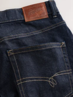 Jeans|Next - Straight fit - Signature Selvedge Denim Jeans Indigo blauwe wassing
