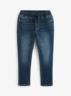 Jeans*Next - Jeans met stretch en elastische taille (3-16 jr) Indigoblauw