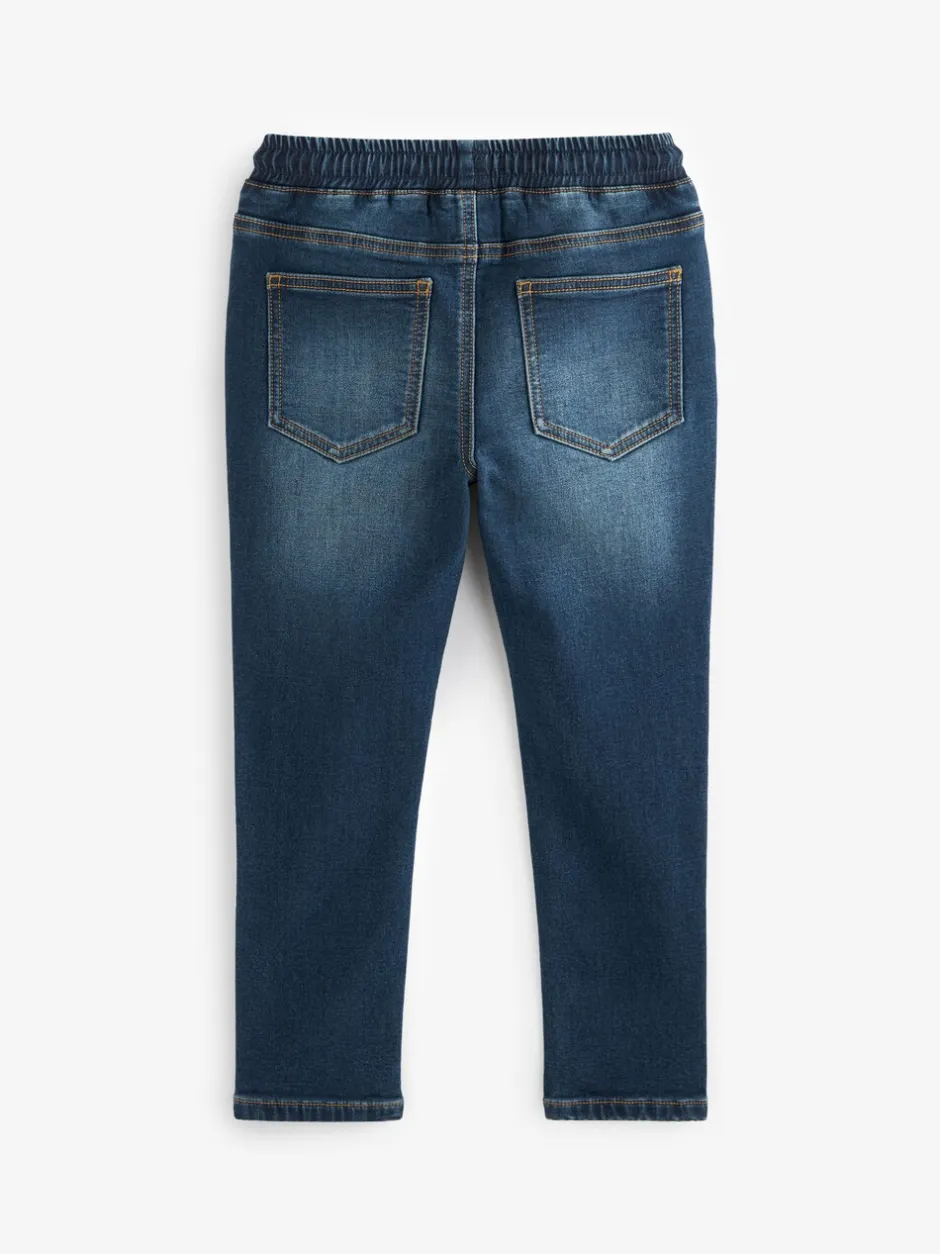 Jeans*Next - Jeans met stretch en elastische taille (3-16 jr) Indigoblauw
