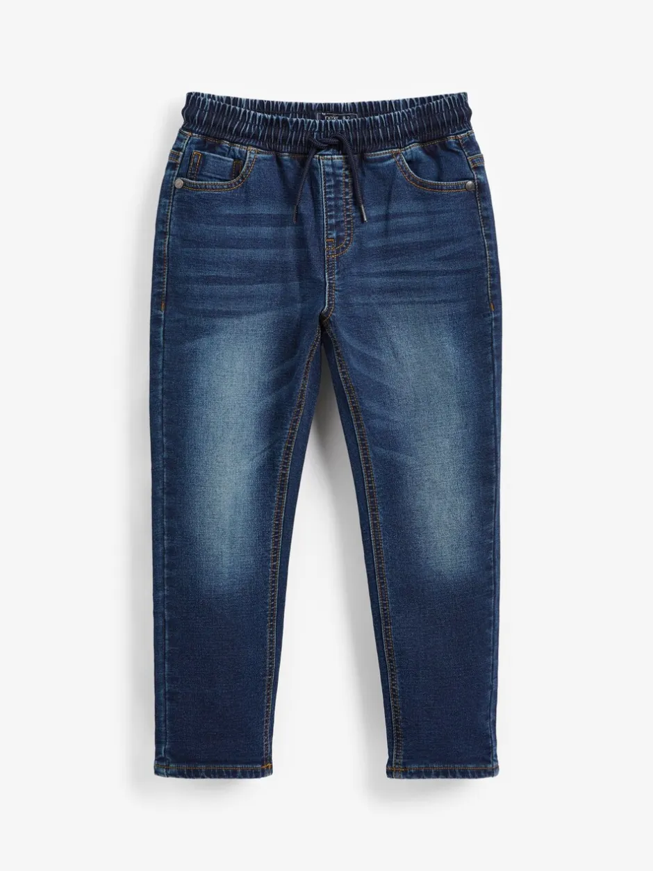 Jeans*Next - Jeans met stretch en elastische taille (3-16 jr) Indigoblauw