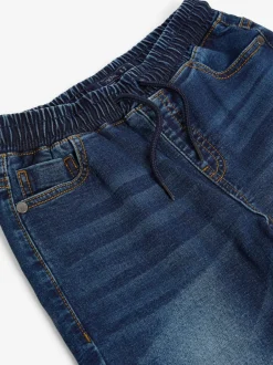 Jeans*Next - Jeans met stretch en elastische taille (3-16 jr) Indigoblauw