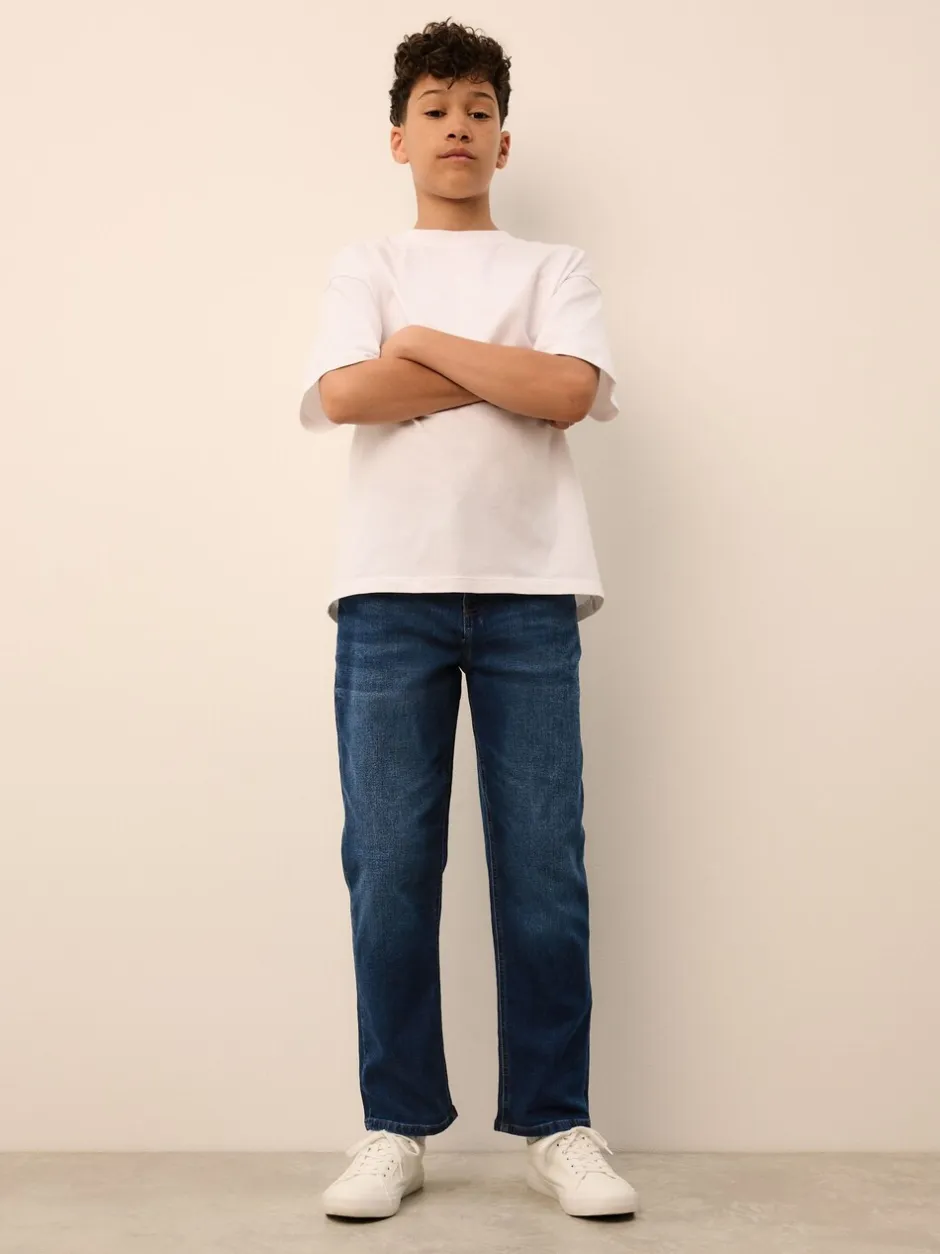 Jeans*Next Indigoblauw - Stretchjeans (3-17jr)