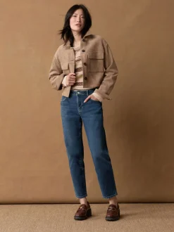 Jeans|Next - Mom comfort stretch jeans Inktblauw