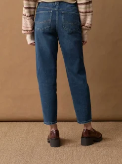 Jeans|Next - Mom comfort stretch jeans Inktblauw