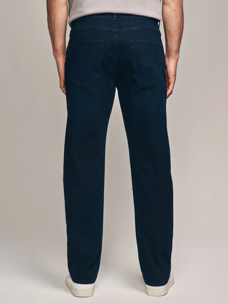 Jeans|Next - Straight-fit Essential stretchy jeans met rechte pasvorm Inktblauw