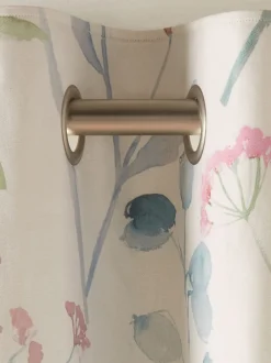 Gordijnen|Gordijnen*Next Isla ringgordijnen met bloemenprint Meerkleurig pastelroze