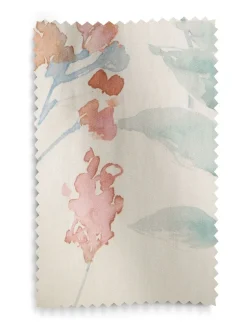Gordijnen|Gordijnen*Next Isla ringgordijnen met bloemenprint Meerkleurig pastelroze