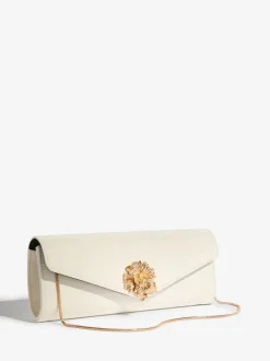 Tassen En Portemonnees|Lipsy Ivoor - Clutch Bag