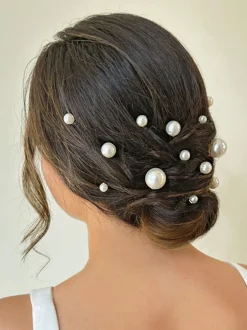 Haaraccessoires*Ivory & Co Pearl Hairpin Set