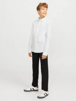Shirts|JACK & JONES JUNIOR Stretch Long Sleeve White Shirt