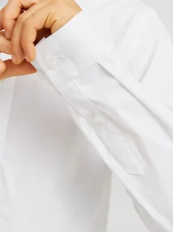 Shirts|JACK & JONES JUNIOR Stretch Long Sleeve White Shirt