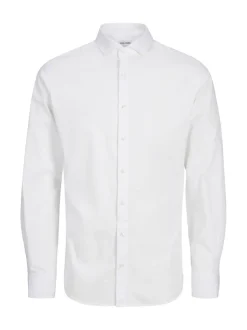 Shirts|JACK & JONES JUNIOR Stretch Long Sleeve White Shirt