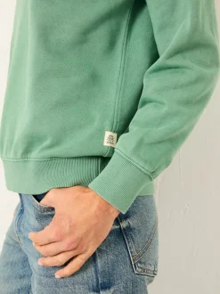 Hoody's En Sweatshirts*Fat Face - FatFace - sweatshirt met ronde hals Jadegroen