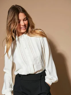Blouses En Overhemden|Tops En T-Shirts*JDY - Overhemd met kanten details en lange mouwen