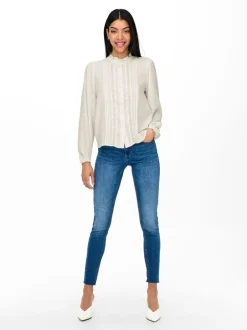 Blouses En Overhemden|Tops En T-Shirts*JDY - Overhemd met kanten details en lange mouwen