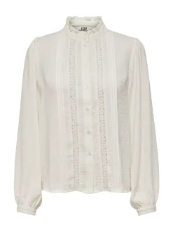 Blouses En Overhemden|Tops En T-Shirts*JDY - Overhemd met kanten details en lange mouwen