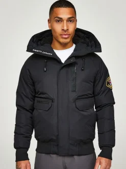 Jassen En Jacks*Zavetti Canada - Abelli voor heren 2.0 Bomberjack met capuchon Jet black