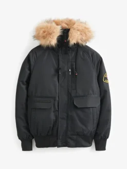 Jassen En Jacks*Zavetti Canada - Abelli voor heren 2.0 Bomberjack met capuchon Jet black