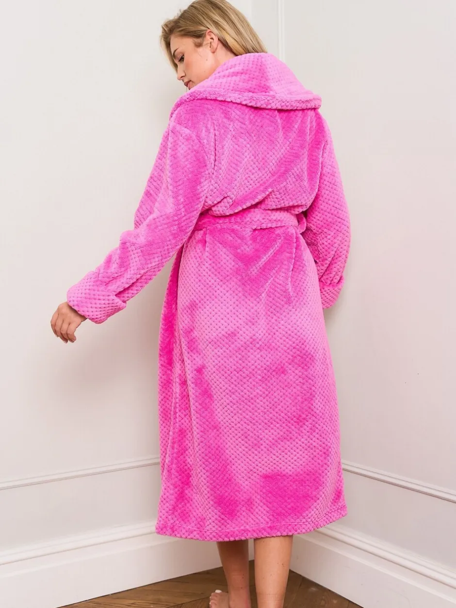 Badjassen*Jim Jam the Label Pink Honeycomb Dressing Gown