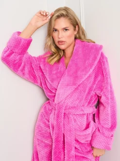 Badjassen*Jim Jam the Label Pink Honeycomb Dressing Gown