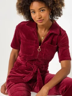 Jumpsuits En Playsuits|Joe Browns Belted Bootcut Cord Jumpsuit