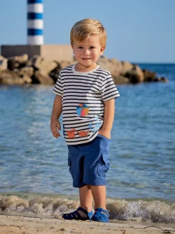 Shorts|Jojo Maman Bébé - 2 Jersey cargoshorts