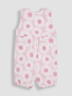 Tuinbroeken|Jojo Maman Bébé - bretelbroeken van 100% katoen met print