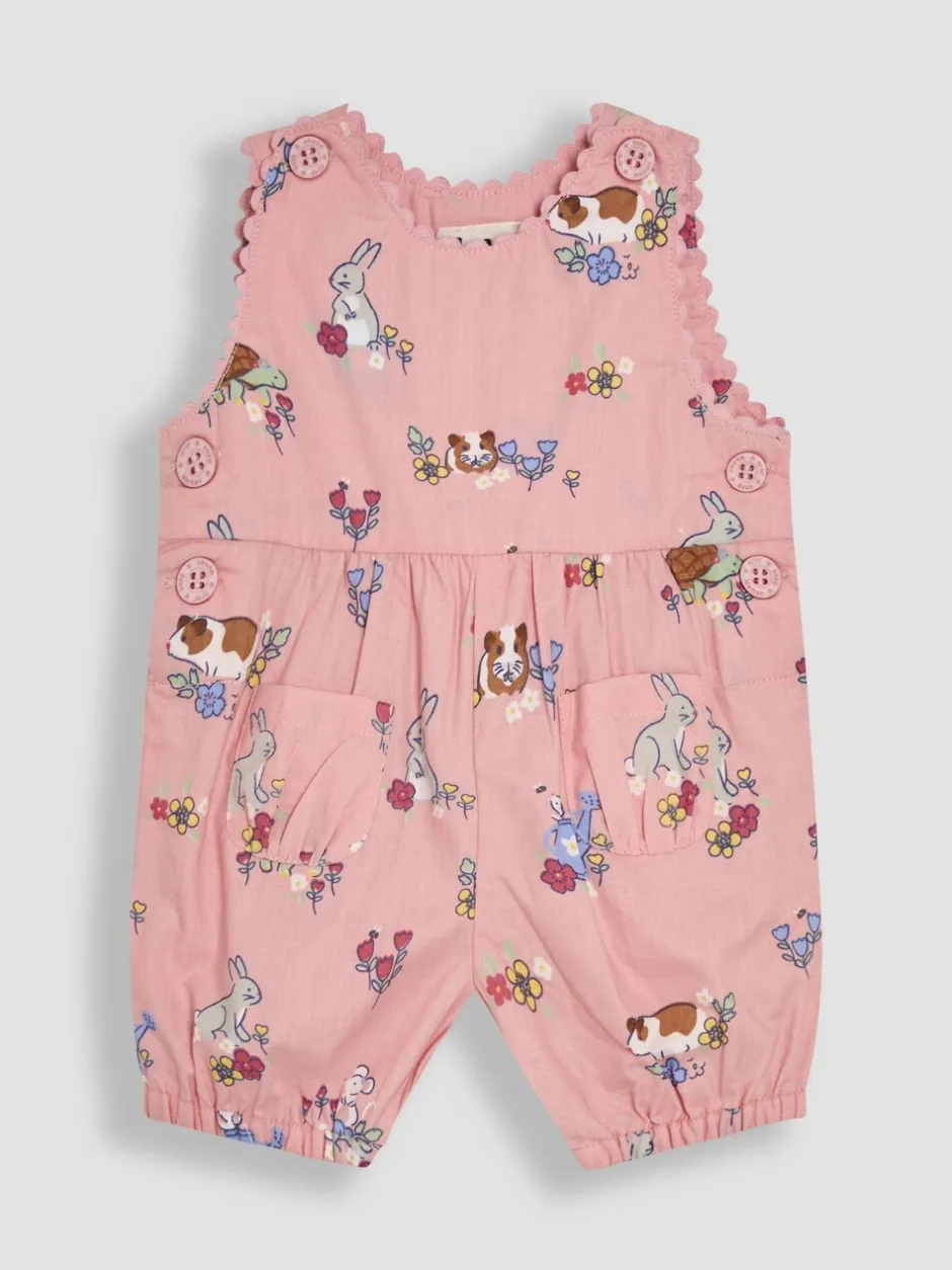 Tuinbroeken|Jumpsuits En Playsuits*Jojo Maman Bébé - bretelbroeken van 100% katoen met print