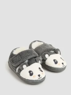 Pantoffels|Pantoffels*Jojo Maman Bébé - Gemakkelijk pantoffels met pandabeertje voor meisjes