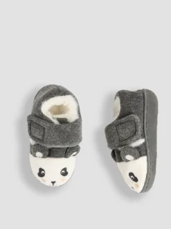 Pantoffels|Pantoffels*Jojo Maman Bébé - Gemakkelijk pantoffels met pandabeertje voor meisjes