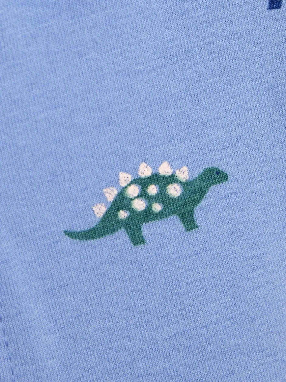 Rompertjes En Hemdjes*Jojo Maman Bébé 2 -Pack Stegosaurus & Effen Korte mouwen Bodysuits