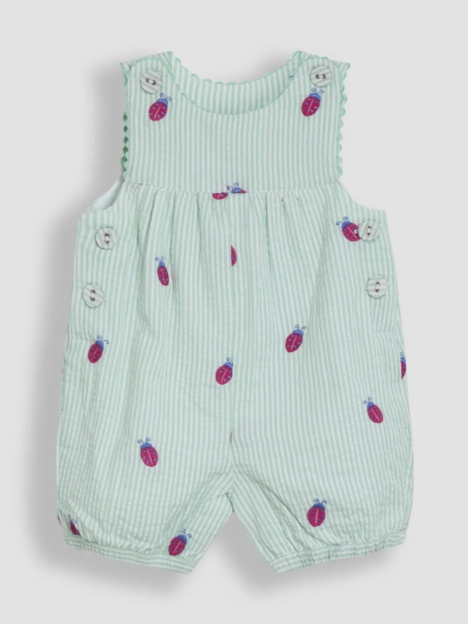 Tuinbroeken|Jojo Maman Bébé - Tuinbroek met borduursel