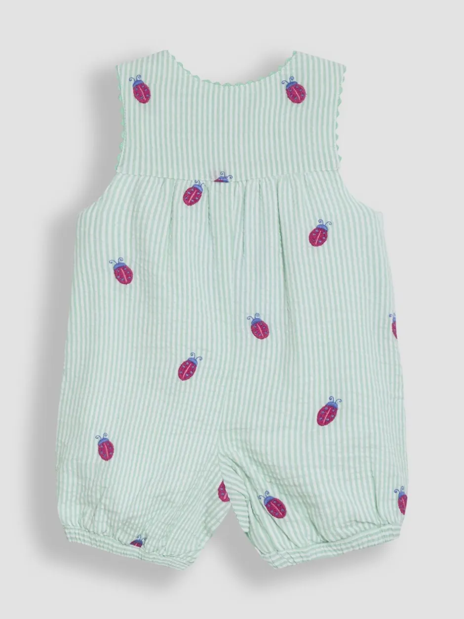 Tuinbroeken|Jojo Maman Bébé - Tuinbroek met borduursel
