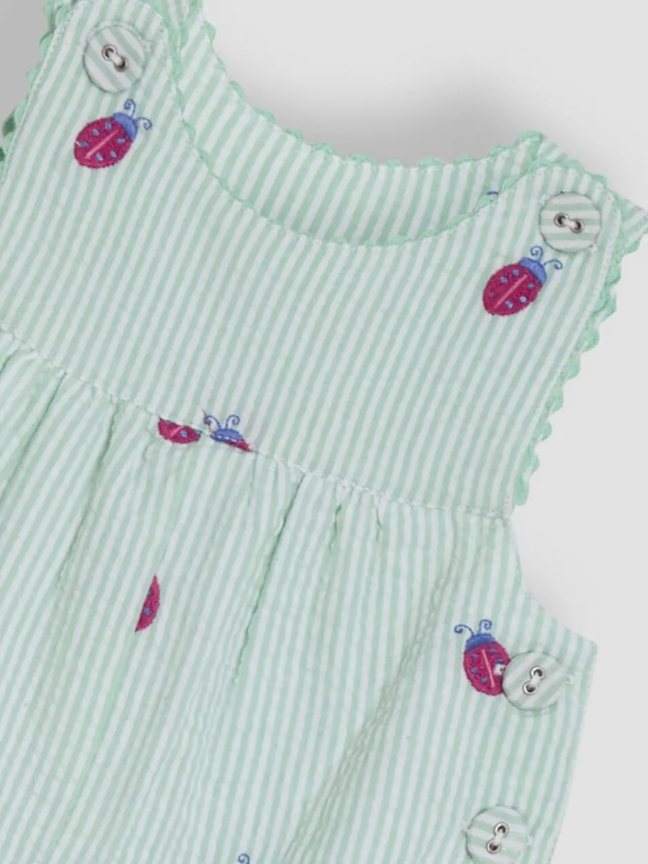 Tuinbroeken|Jojo Maman Bébé - Tuinbroek met borduursel