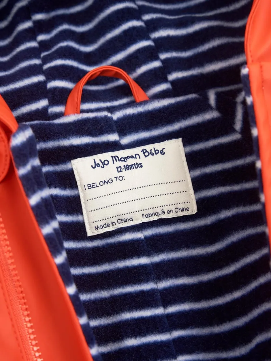 Jassen, Jacks En Kinderwagenpakjes|Jassen En Jacks|Jojo Maman Bébé - Waterdicht regenpak met fleecevoering