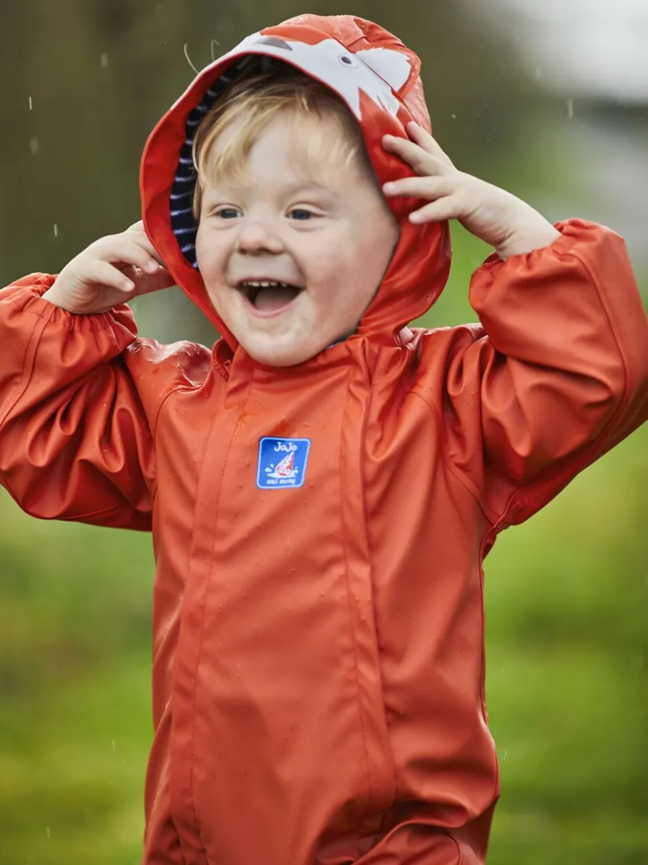 Jassen, Jacks En Kinderwagenpakjes|Jassen En Jacks|Jojo Maman Bébé - Waterdicht regenpak met fleecevoering