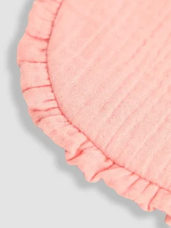 Slabbetjes*Jojo Maman Bébé Baby Muslin Frill Bib