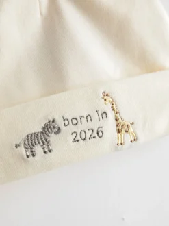 Mutsjes En Antikrabwantjes|Mutsen, Handschoenen En Sjaals*Jojo Maman Bébé Born in 2026 geborduurde muts