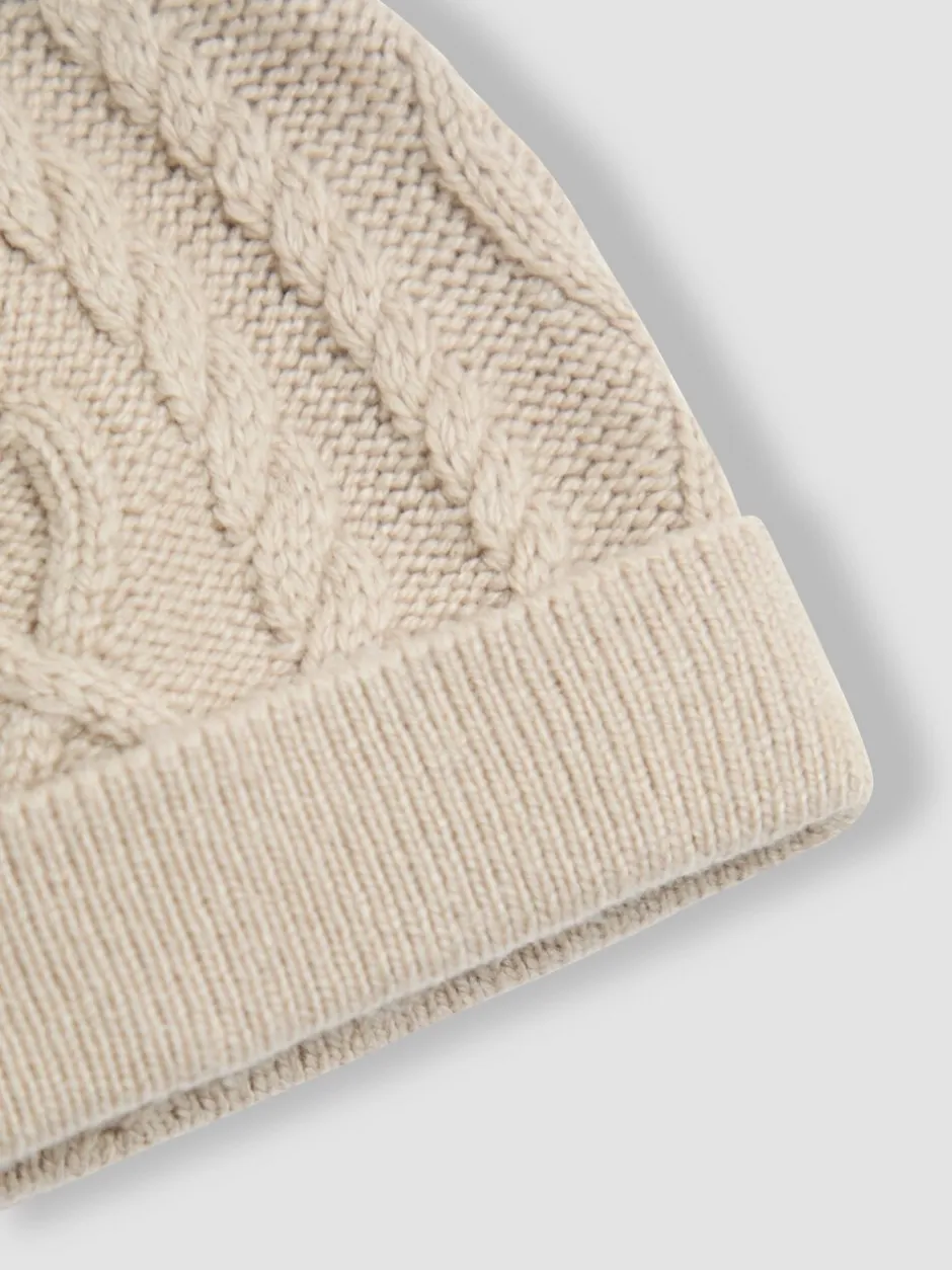 Rompertjes En Tuinbroeken*Jojo Maman Bébé Cable Knit All-In-One With Hat