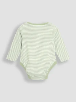 Jumpsuits En Playsuits|Jojo Maman Bébé 2-delige set bretelbroeken met katoenen voetjes